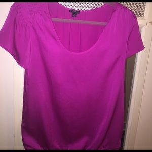 Ann Taylor hot pink blouse