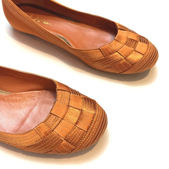 Cole Haan Shoes - Cole Haan Nike Air Flats Orange Satin Size 6.5