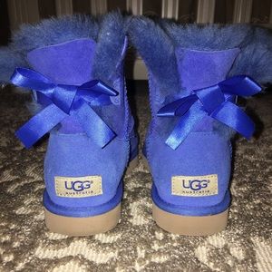 Royal blue short UGGs