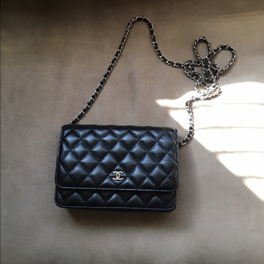Inspired Leather WOC with silver hardware