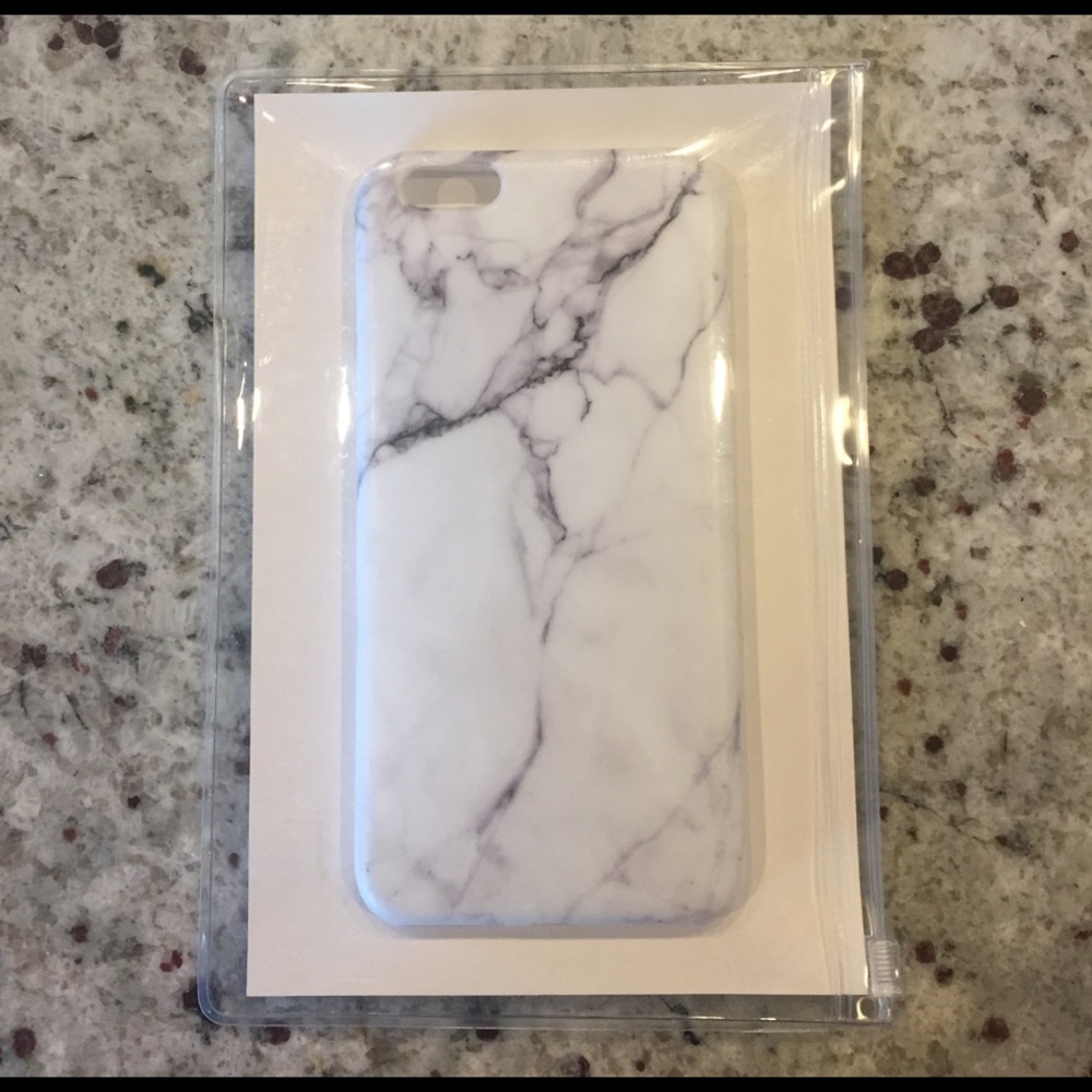 NWT iPhone 📱 6 PLUS Marble TPU case