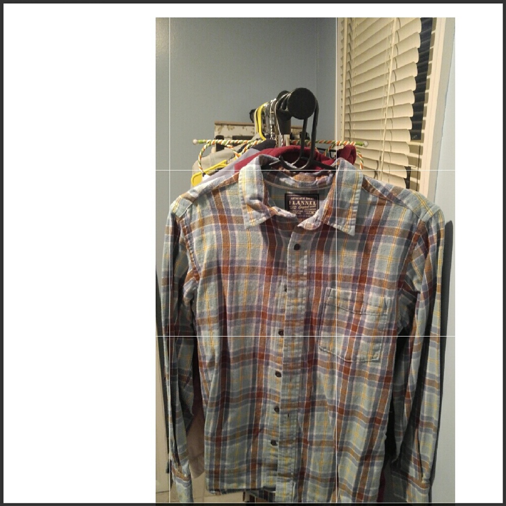 Uniqlo flannel shirt. Size m. Like new.