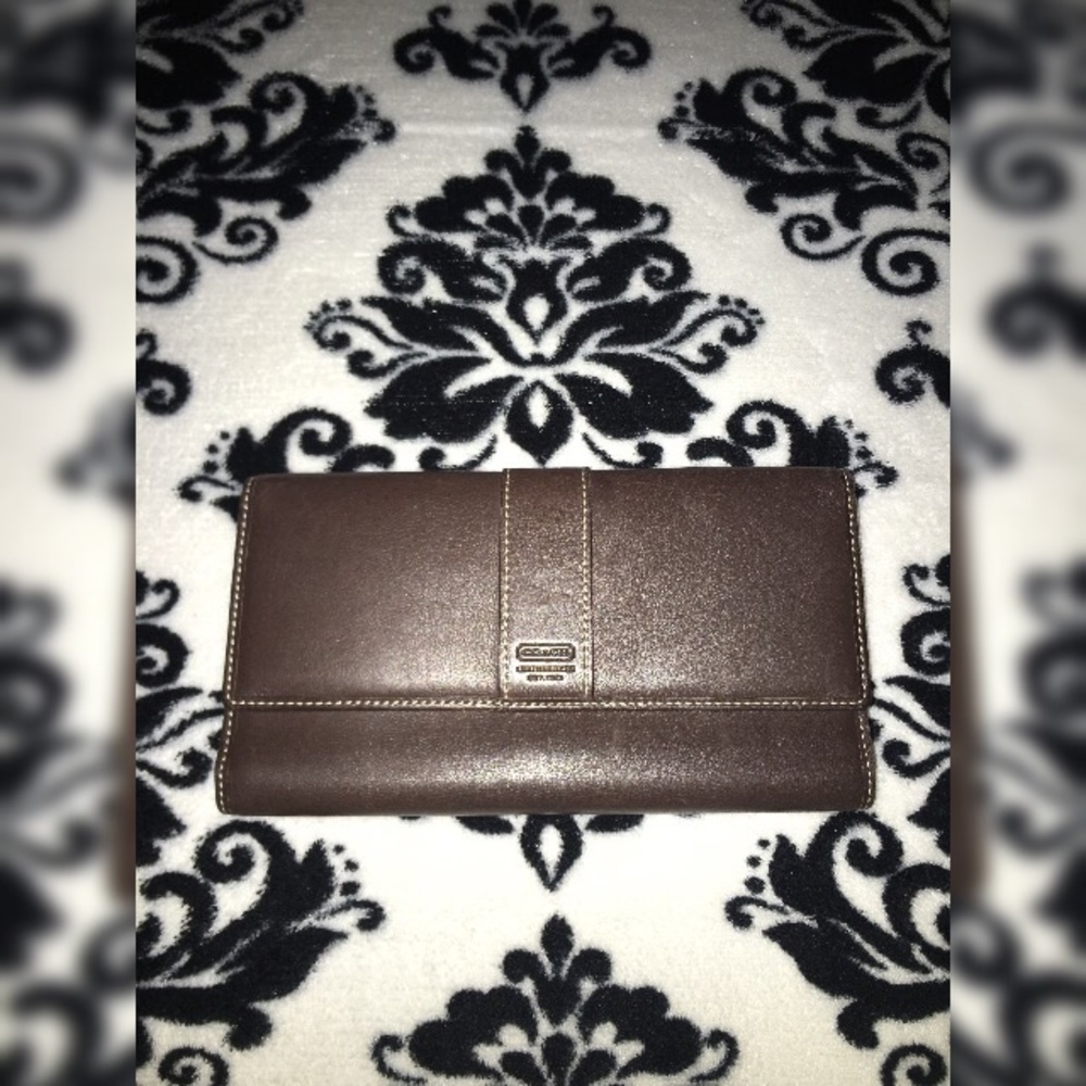 Coach Large Brown Wallet