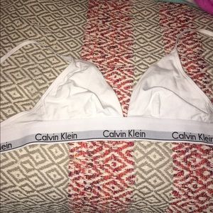 Calvin Klein white bralette
