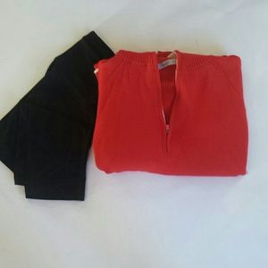 Athleta Half Zip Sweater