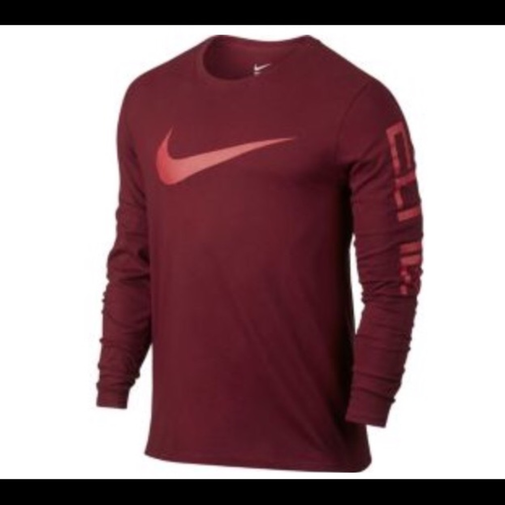 Nike Men's Elite Long Sleeve Basketball Shirt Used