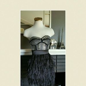 Beautiful black Bebe dress, size xs