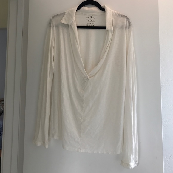 Velvet by Graham & Spencer long sleeve tee - Picture 1 of 4