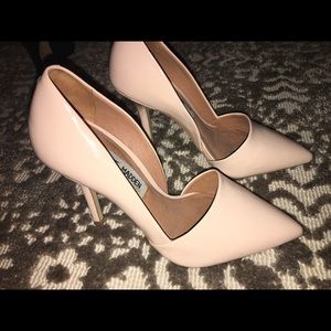 Steve Madden Insaniti Nude Patent Heels