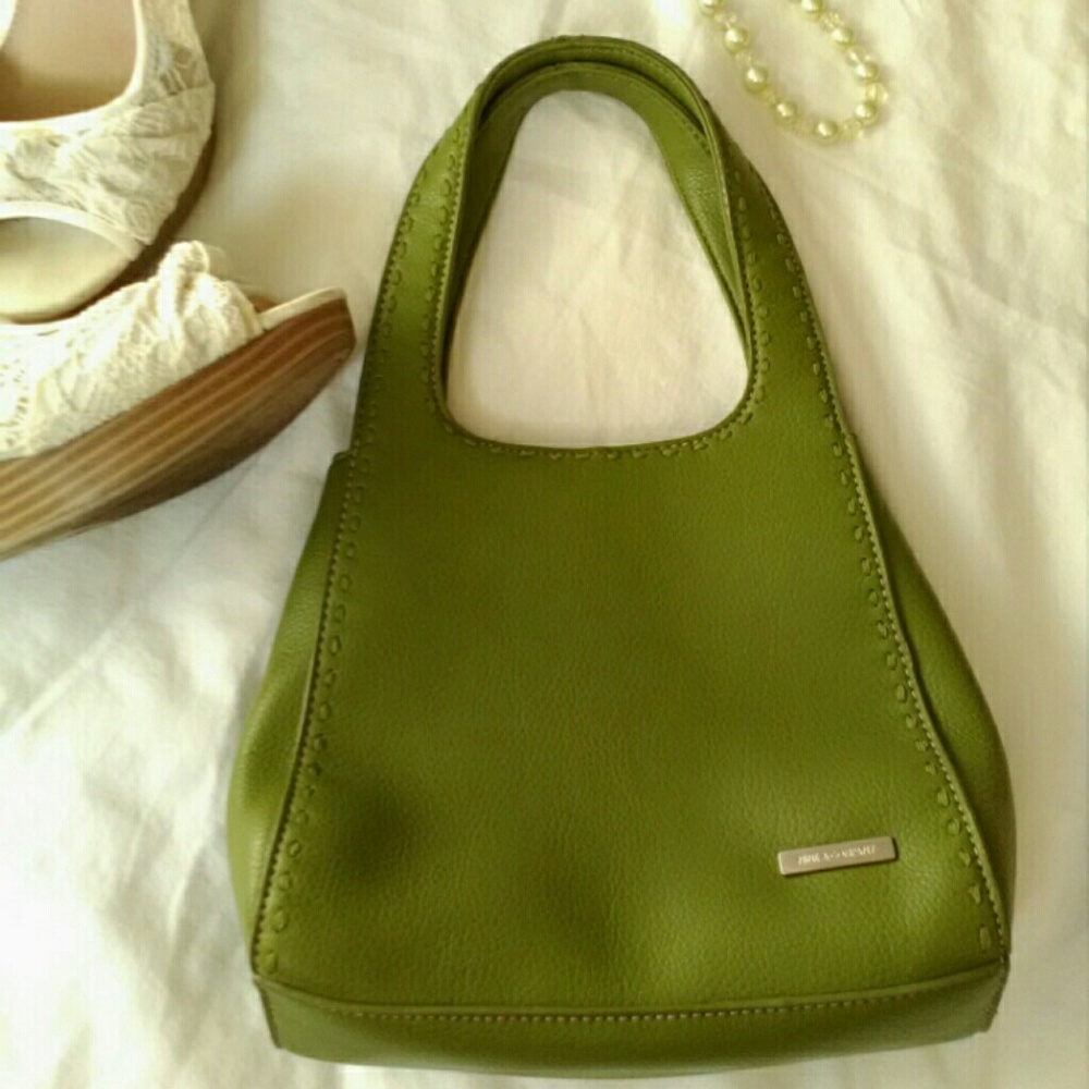 EUC Nine West Nine & Co Green Faux Leather Bag