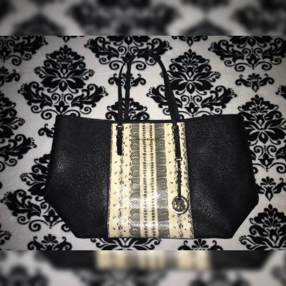 Michael Kors Large Snakeskin Tote Limited Edition