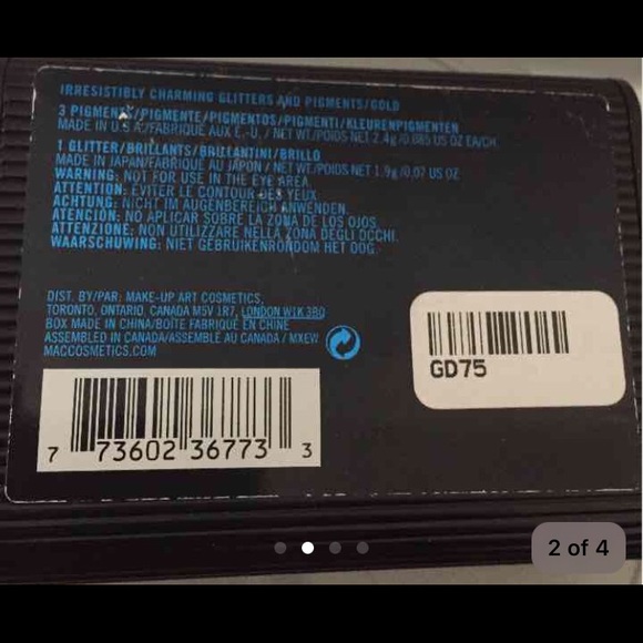 MAC glitter/pigment set - Picture 3 of 4