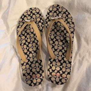 BRAND NEW!! Coach Flip Flops