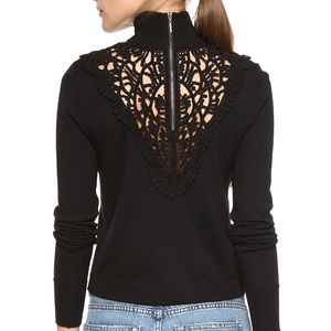 NWT Nanette Lapore Victorian lace Top