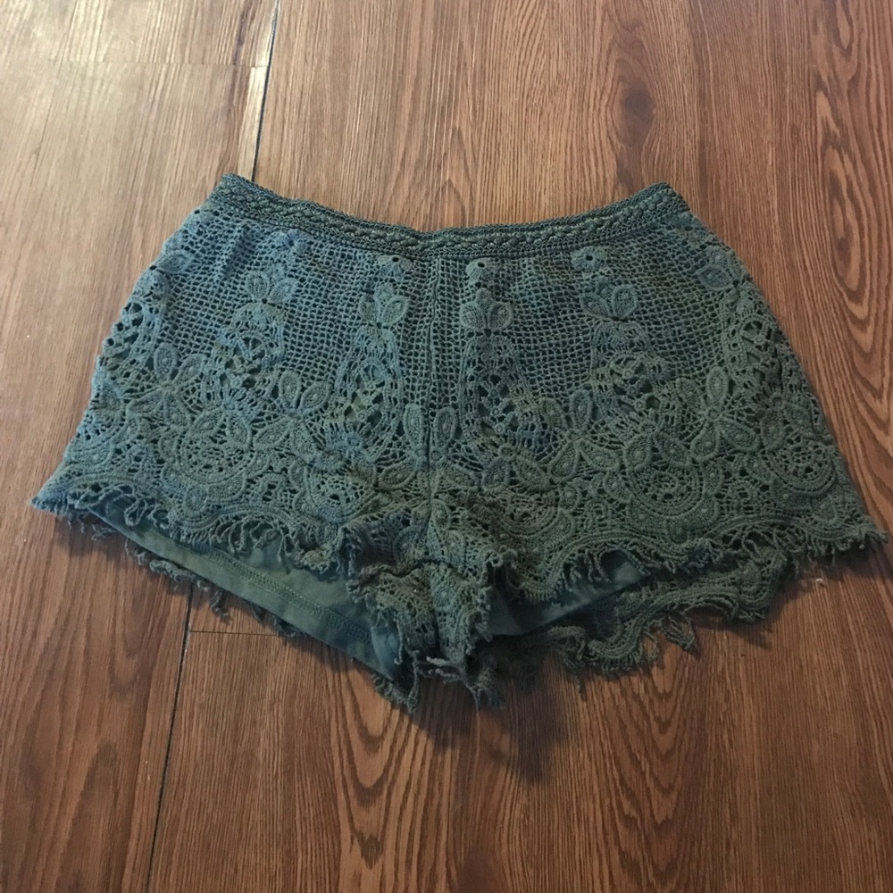 Target brand crochet shorts
