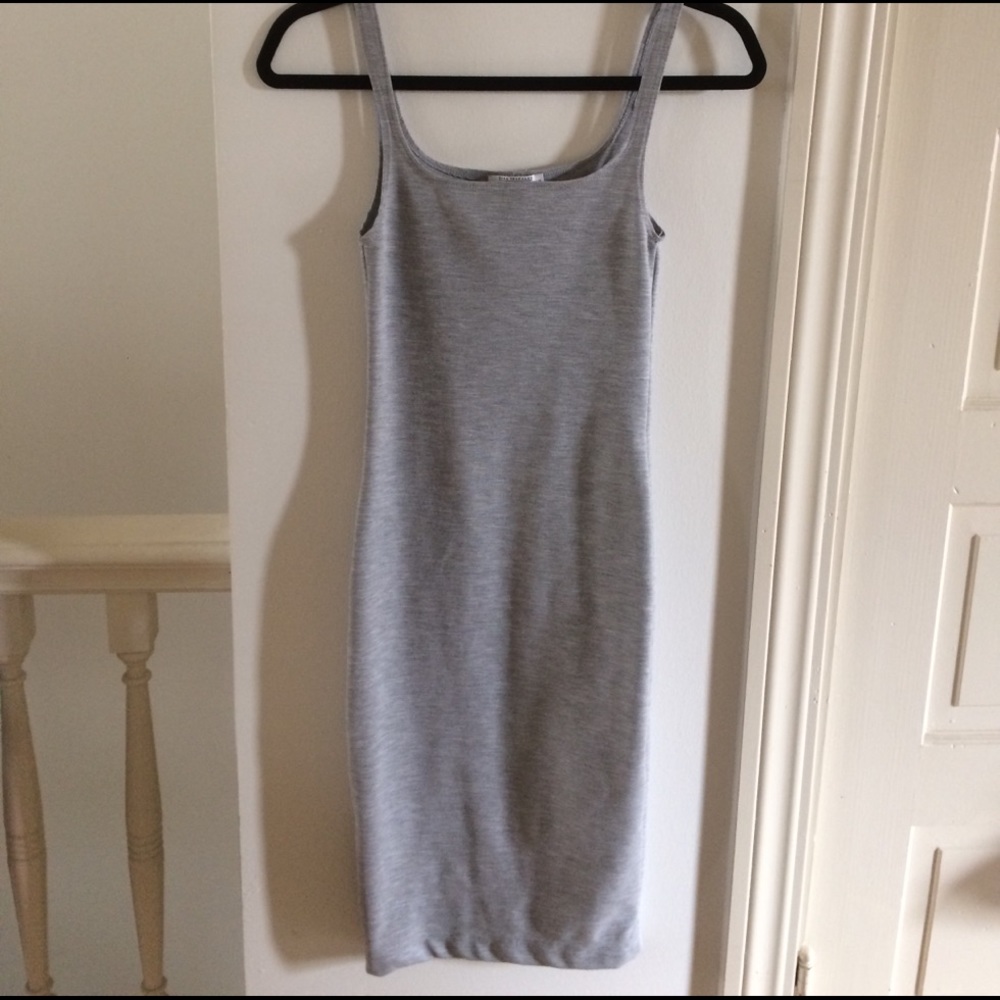 ZARA Trafaluc Bodycon Midi Tank Dress