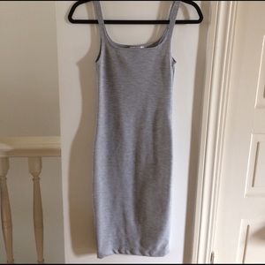 ZARA Trafaluc Bodycon Midi Tank Dress