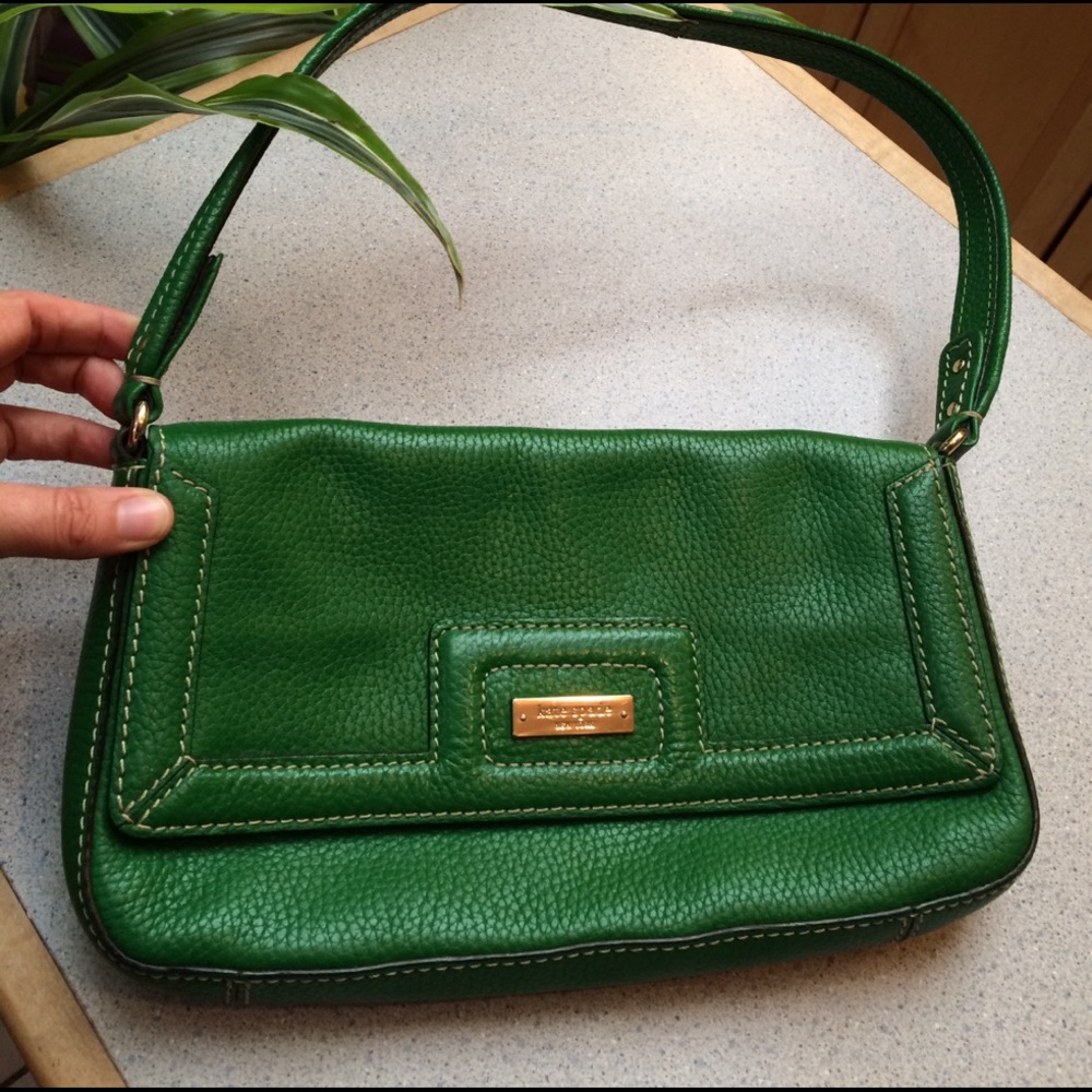 Green Kate Spade Purse