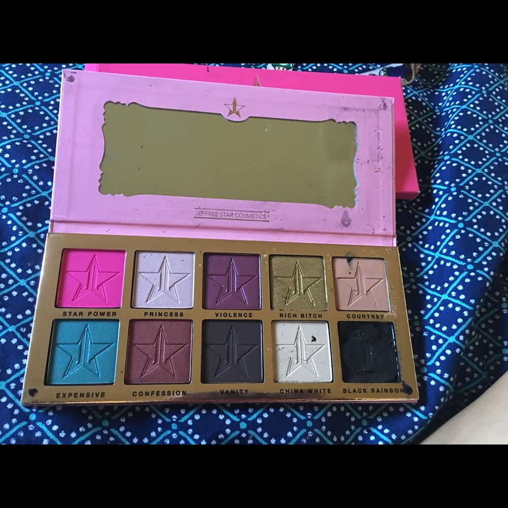 Authentic Jeffree star pallet came one color broke