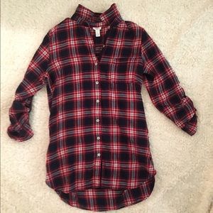 Forever 21 Nap Time Plaid Night Dress