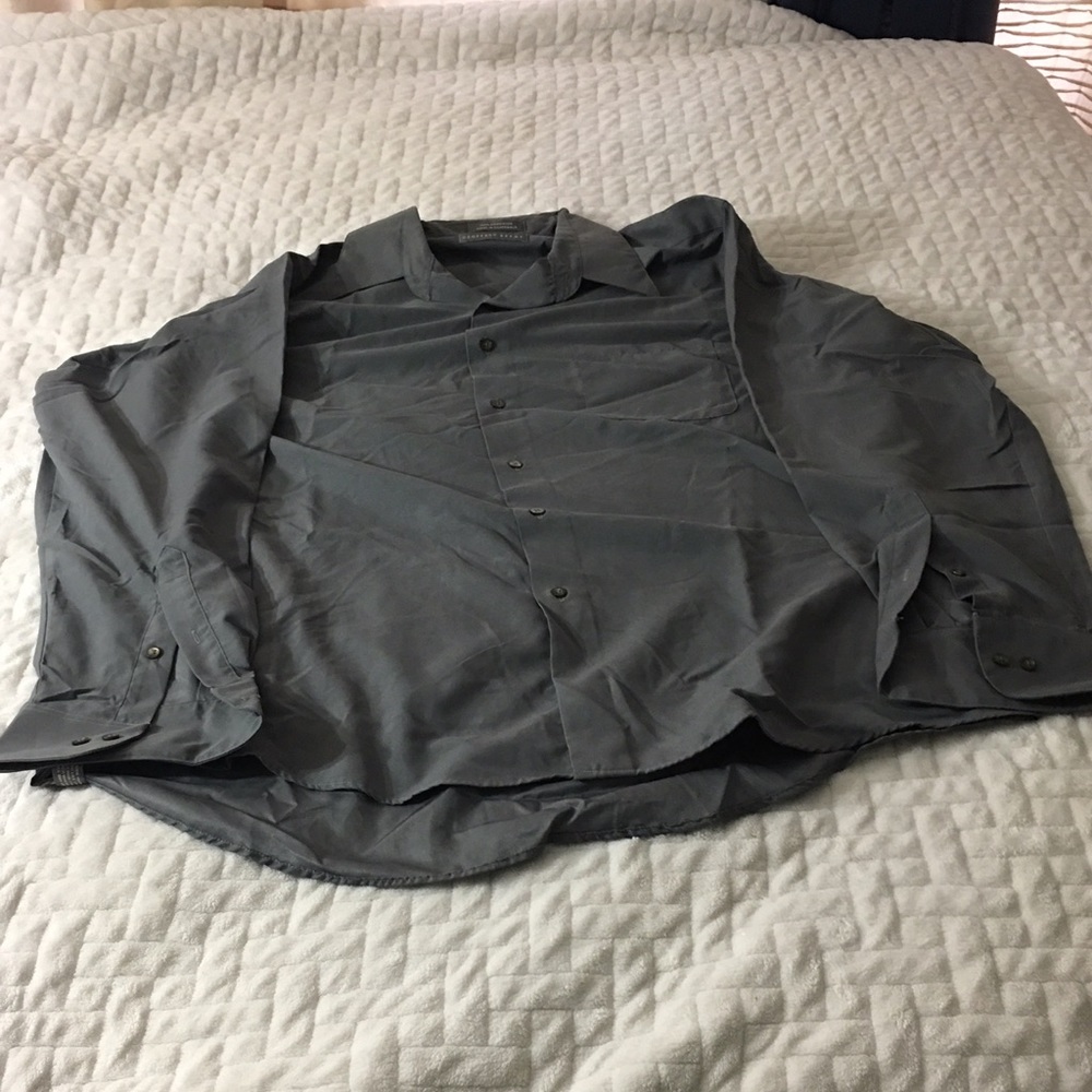Men's Geoffrey Beene Blue Button Up Smooth