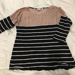 Anthropologie 3/4 sleeve t shirt