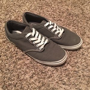 Size 8 gray vans.