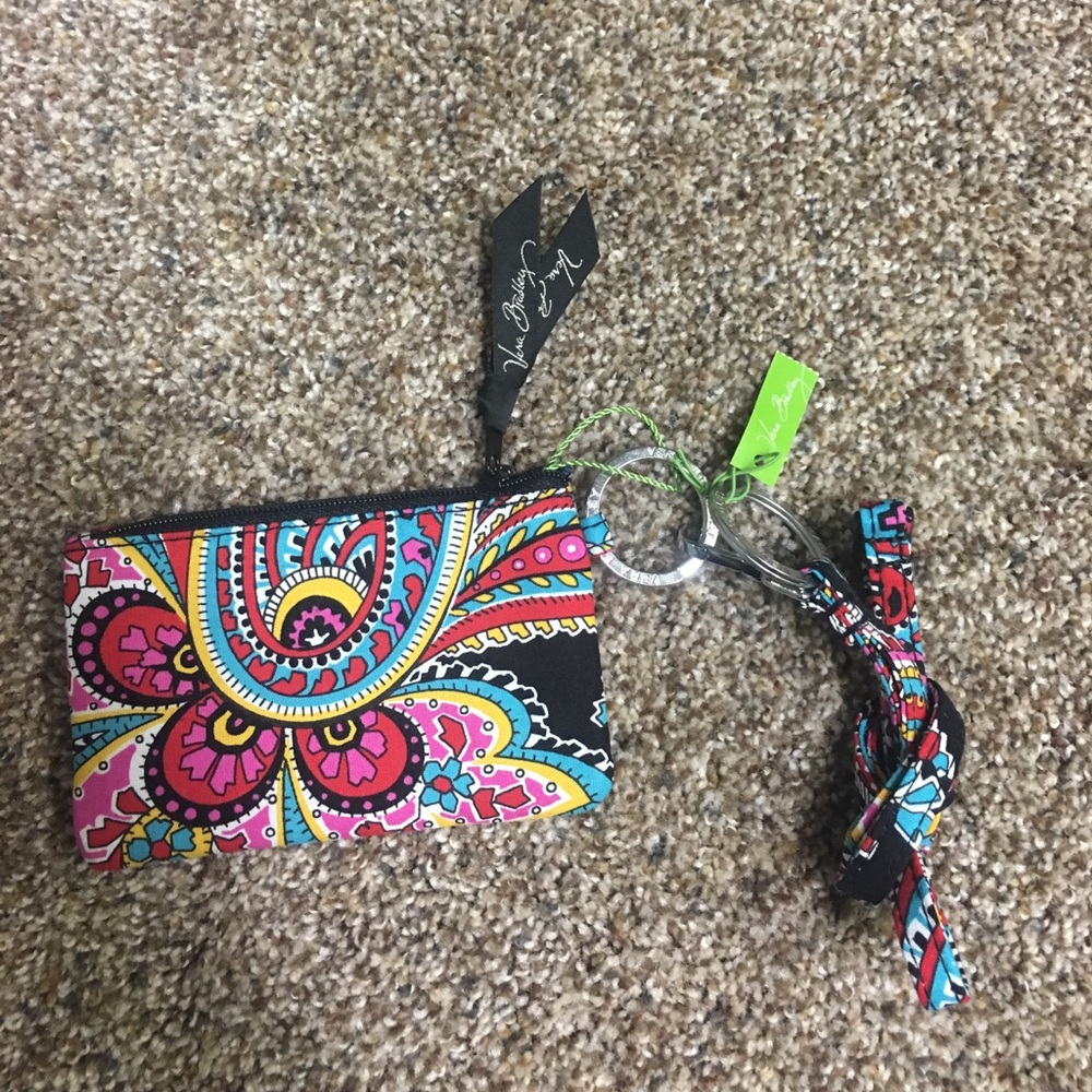 Brand new Vera Bradley lanyard and ID wallet