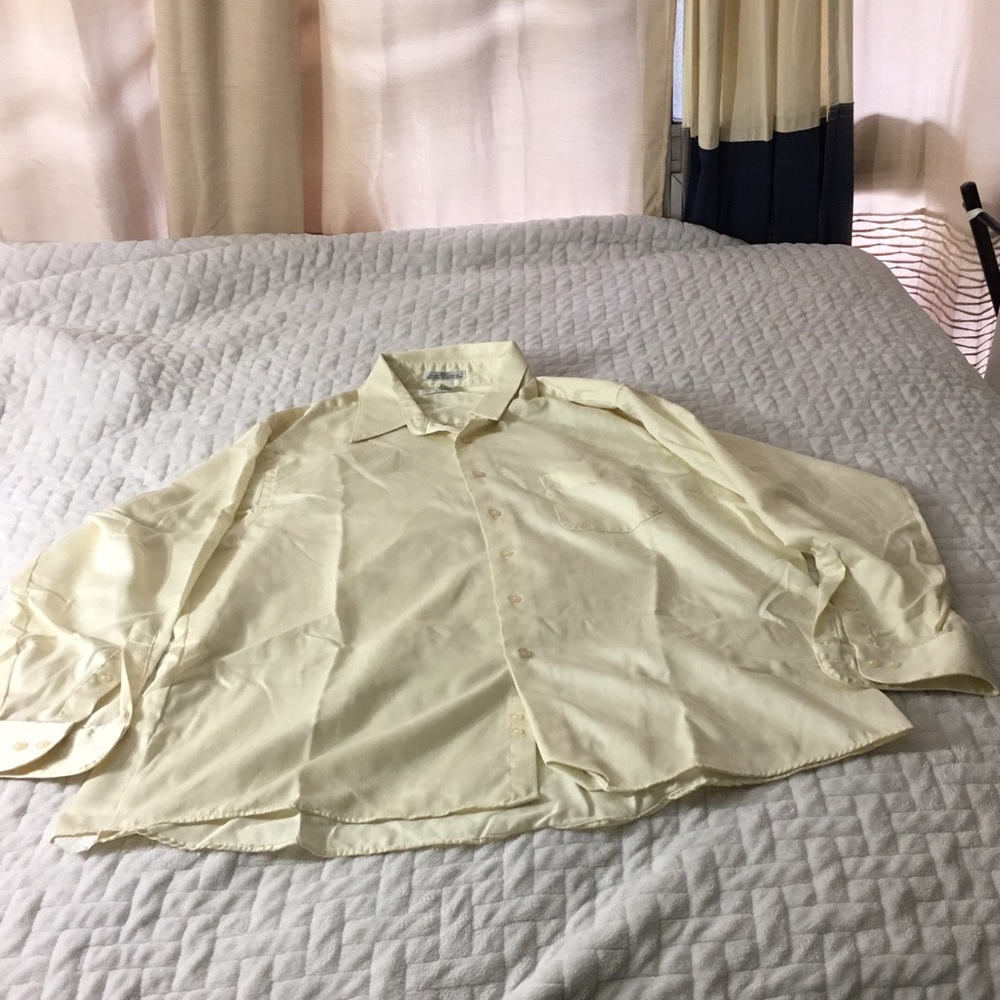 Men's Geoffrey Beene Cream Button Up