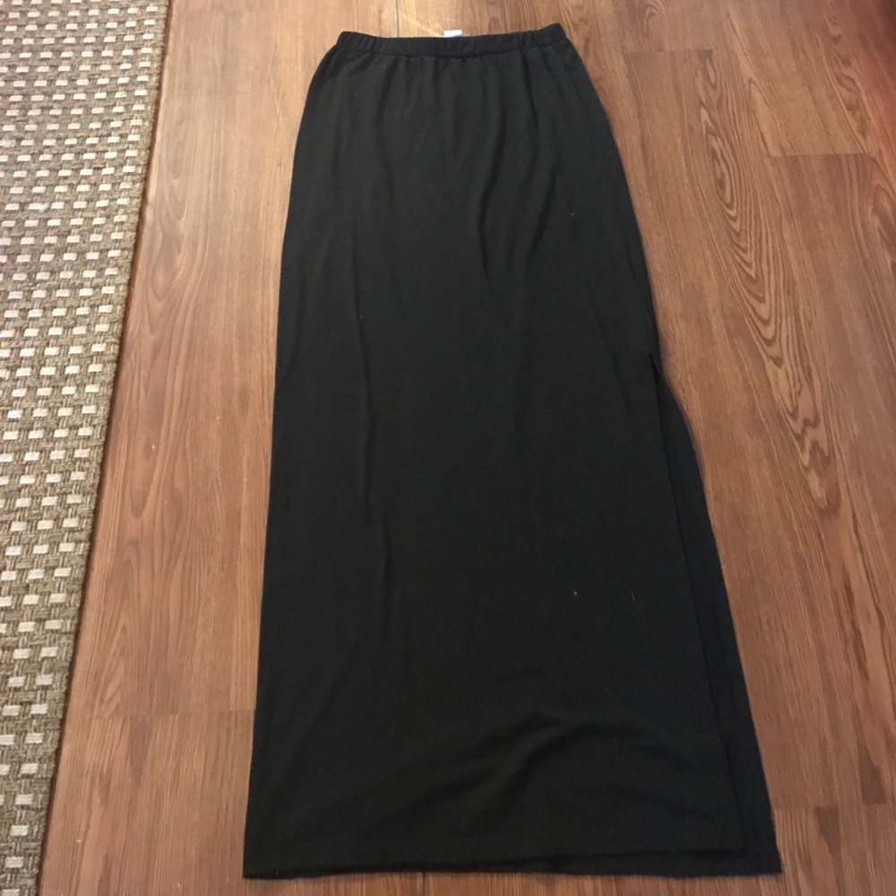 Offbrand black floor length skirt