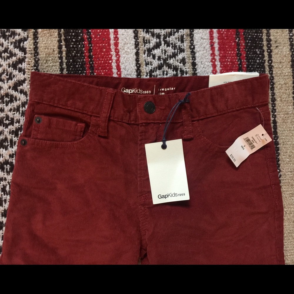 BNWT Gap Kids 8 years corduroy pants (slim)