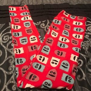 EUC OS Lularoe Ghost leggings