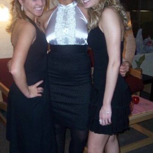 Black and White Cocktail Bodycon - Picture 4 of 4