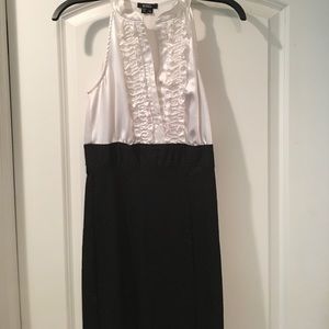 Black and White Cocktail Bodycon