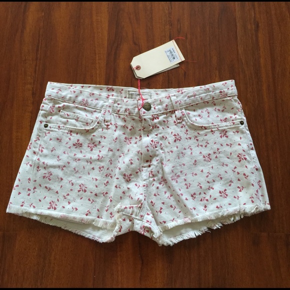 Floral Print Current/Elliott Boyfriend Short