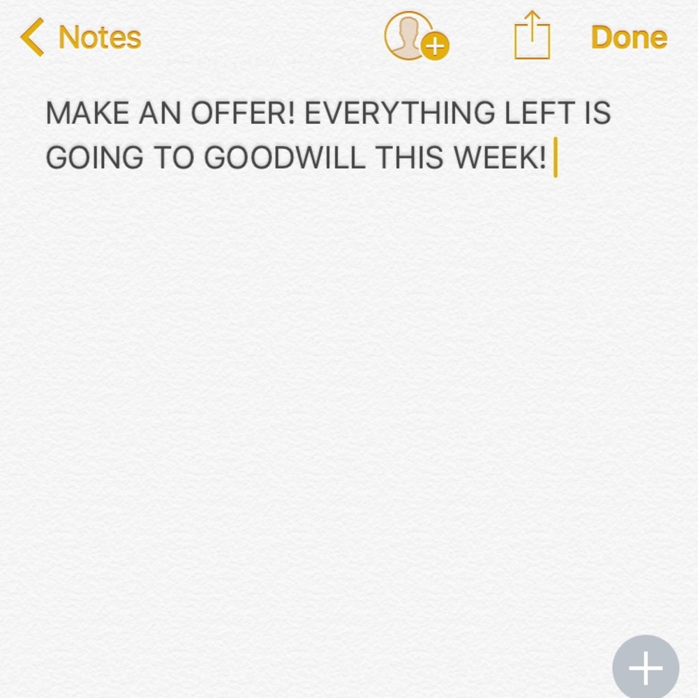 LAST CHANCE SALE!