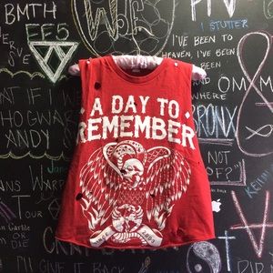 Red Hot A Day to Remember tank
