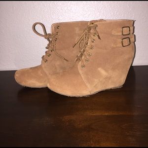 Brown booties