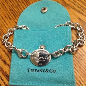 Tiffany & Co. Silver tag necklace