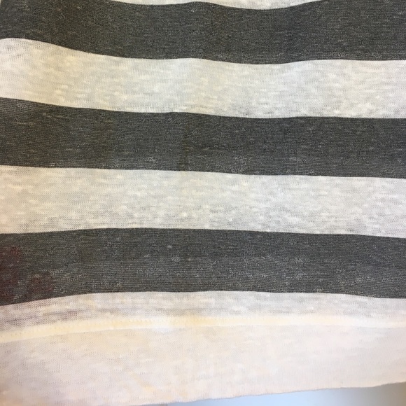 {J.Crew} Linen Striped Tee Size XXS - Picture 2 of 4