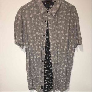 Men's Grey button up