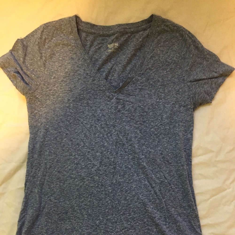 Plain blue t-shirt
