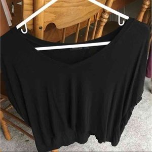 Brandy Melville black crop top