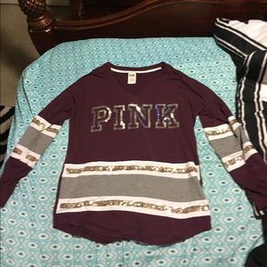 Long Sleeve Pink Shirt