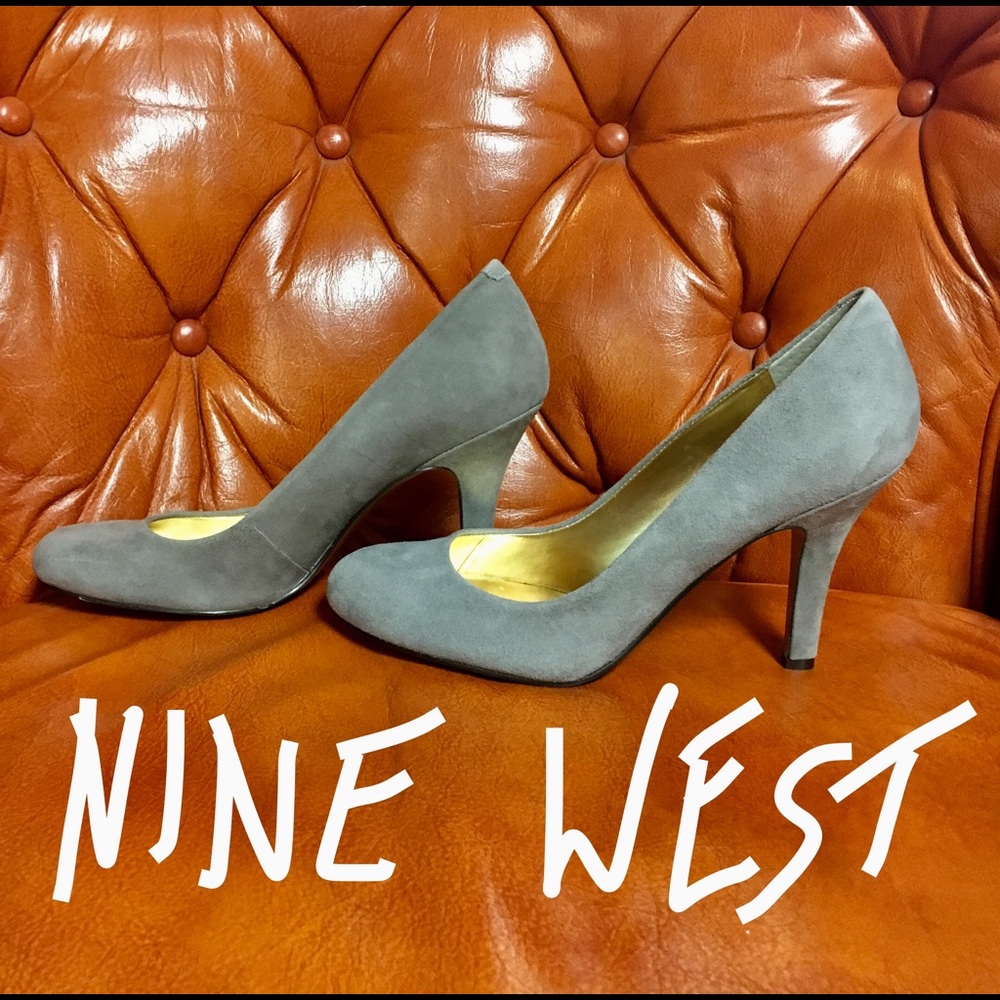 NINE WEST Gray Pumps NIB Heels
