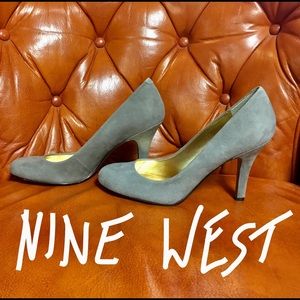 NINE WEST Gray Pumps NIB Heels