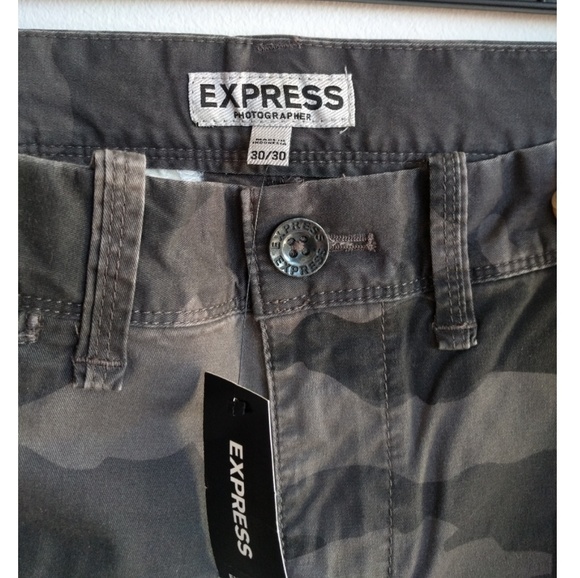 New Express men camo print photographer pants - Picture 3 of 4