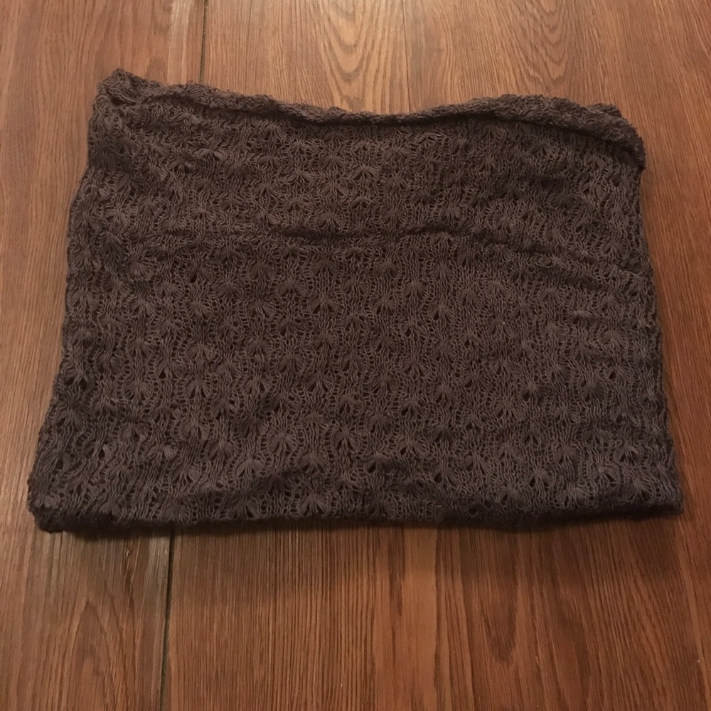 Crochet infinity scarf