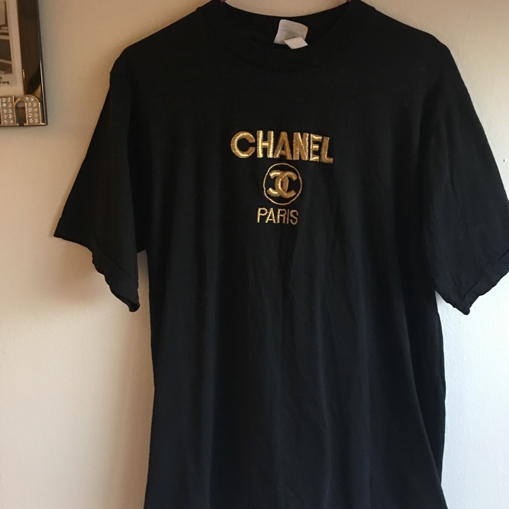 Fun Chanel Embroided Tee