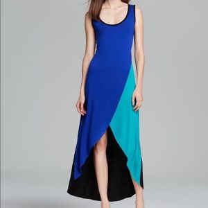 Calvin Klein color block maxi dress